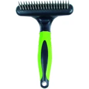 Гребінець-граблі дворядні Tatrapet Expert для собак та котів, 11.5×16.5 см