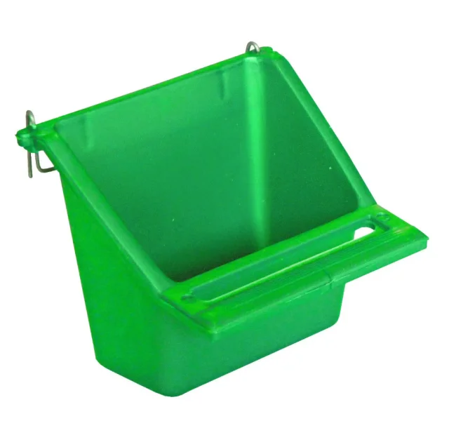 Кормушка Природа для попугаев, с креплением, пластик, 100 мл