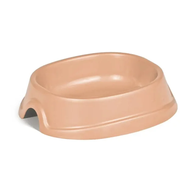 Миска Природа Модерн №0 для кошек и собак, 0.2 л, светло-бежевая