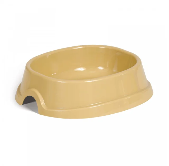 Миска Природа Модерн №1 для кошек и собак, 0.3 л, светло-бежевая