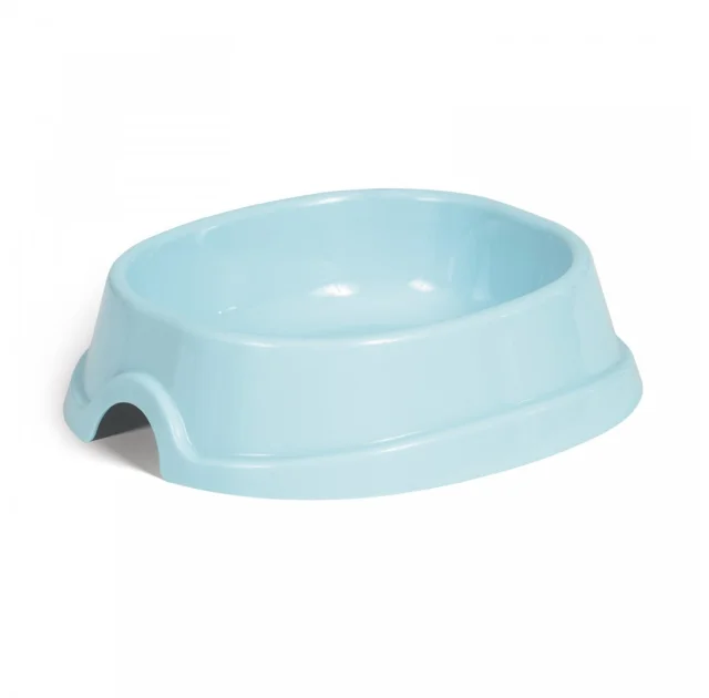 Миска Природа Модерн №1 для кошек и собак, 0.3 л, светло-голубая