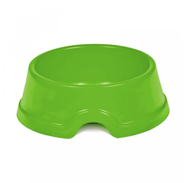Миска Природа №0 для кошек и собак, 0.12 л, зеленая