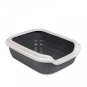 Туалет Природа Comfort L для кошек, серый, 49×39×15 см