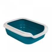 Туалет Природа Comfort M для кошек, ультрамарин, 41×30×13.5 см