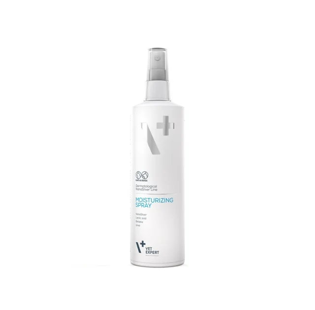 Спрей Vet Expert NanoSilver Moisturizing Spray для собак і котів, зволожуючий, при дерматологічних захворюваннях, 100 мл