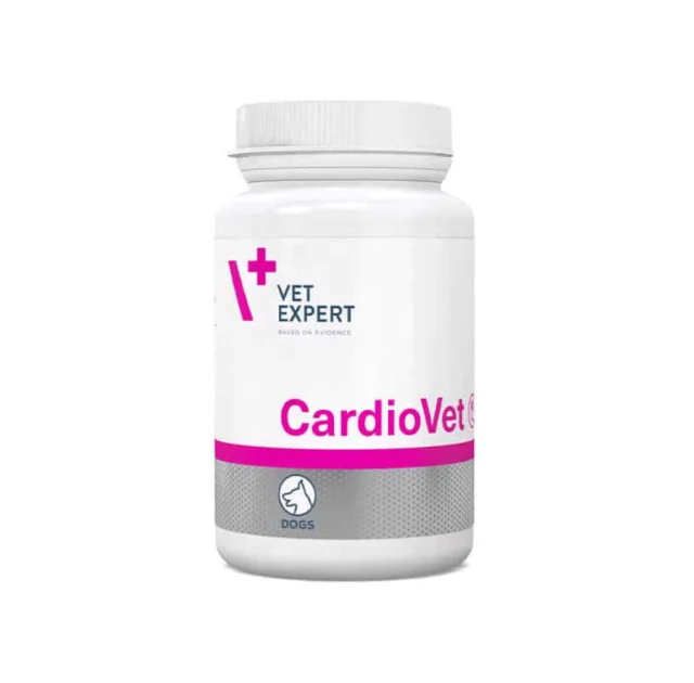 Харчова добавка Vet Expert CardioVet для собак, для підтримання функції серця, 90 таблеток