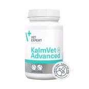 Харчова добавка Vet Expert KalmVet Advanced для котів і собак, що зменшує симпотоми стресу, 60 капсул