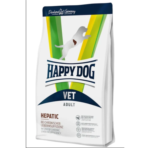 Сухий корм Happy Dog Vet Diet Hepatic для дорослих собак при печінковій недостатності, 4 кг