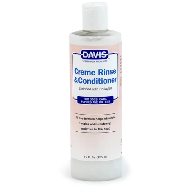 Кондиціонер-ополіскувач Davis Creme Rinse & Conditioner з колагеном для собак та котів, концентрат, 355 мл