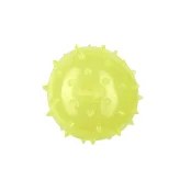 М'яч шипований AnimAll Fun з пищалкою для собак, 75 мм, жовтий