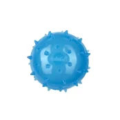 М'яч шипований AnimAll Fun з пищалкою для собак, 65 мм, синій