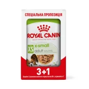 Влажный корм Royal Canin X-Small Adult для взрослых собак миниатюрных пород, 85 г, акция 3+1