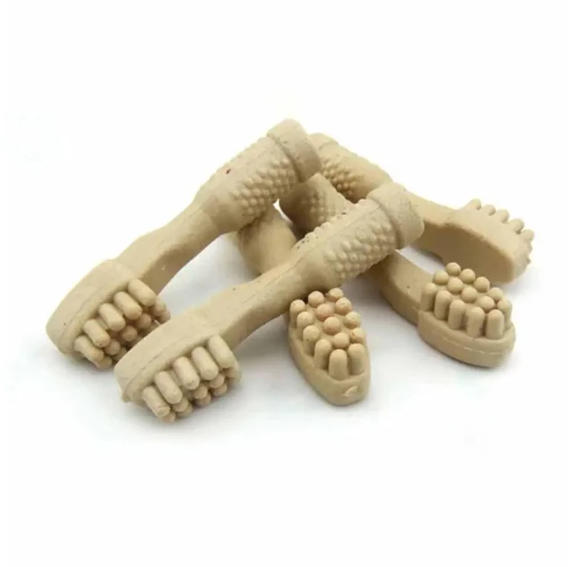 Ласощі Селянські Смаколики для собак, зубна щітка молочна, 8-8.5 см, 500 г