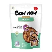 Лакомство Bow wow Dental снеки для собак, здоровые зубы и десна, 60 г, 15 шт