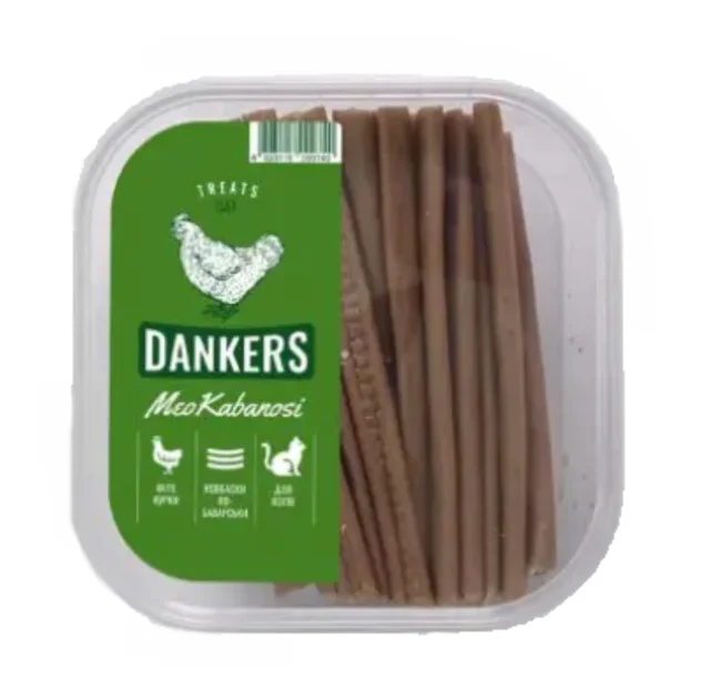 Ласощі Dankers MeoKabanosi ковбаски по-пекінськи, для котів, 100 г