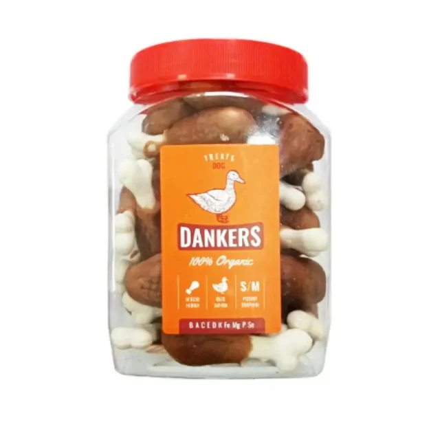 Ласощі Dankers гомілки з м'яса качки, для собак, 500 г