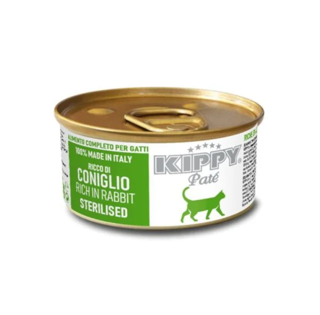 Консерви Kippy Pate для дорослих котів, паштет з кролятиною, 85 г