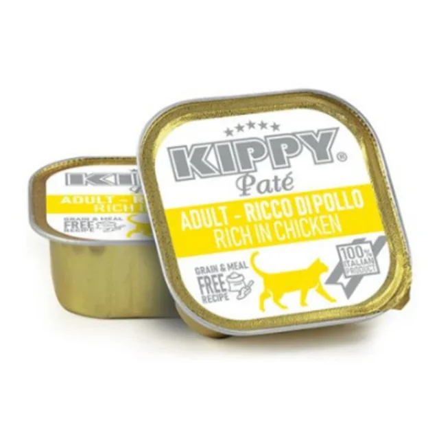 Вологий корм Kippy для котів, паштет з курятиною, 90 г