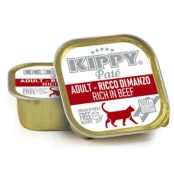 Вологий корм Kippy для котів, паштет з яловичиною, 90 г
