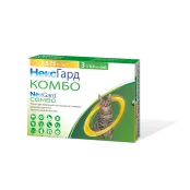 Акция 1+1=3! Капли Boehringer Ingelheim NexGard Combo против паразитов для кошек до 2.5-7.5 кг