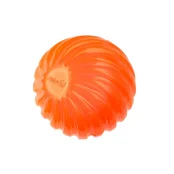 Іграшка AnimAll Fun м'яч хвиля з пищалкою, для собак і котів, 65 мм, помаранчевий