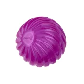 Іграшка AnimAll Fun м'яч хвиля з пищалкою, для собак і котів, 65 мм, фіолетовий