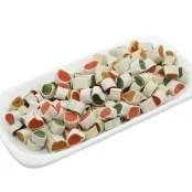 Лакомство AlfPet AS36 для собак, цветные куриные суши с рыбой, 500 г