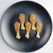 Лакомство AlfPet AS4 для собак, куриная голень на калцинированной кости с рисом, 500 г