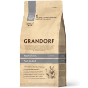 Сухий корм Grandorf Rabbit & Turkey Sterilized для стерилізованих котів, кролик з індичкою, 400 г