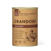 Влажный корм Grandorf Duck & Turkey для взрослых собак, с уткой и индейкой, 400 г