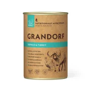 Влажный корм Grandorf Buffalo & Turkey для взрослых собак, с мясом буйвола и индейкой, 400 г