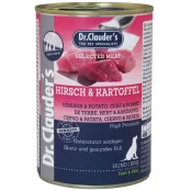 Влажный корм Dr.Clauder's Selected Meat Venison & Potato для собак, оленина и картофель, 400 г