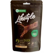 Ласощі Nature's Protection Lifestyle Cat Snacks Soft Duck Strips,  для котів  м'які смужки з качки, 75 г