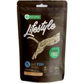 Ласощі Nature's Protection Lifestyle Snack cat Soft Fish Strips для котів, м'які смужки з риби, 75 г