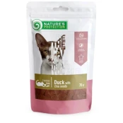 Ласощі Nature`s Protection snack for cats with duck with chia seeds, для котів ,75 г