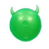 М'яч AnimAll Fun для собак, чортик з пищалкою, 75 мм, зелений