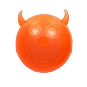 М'яч AnimAll Fun для собак, чортик з пищалкою, 75 мм, помаранчевий