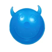 М'яч AnimAll Fun для собак, чортик з пищалкою, 75 мм, синій