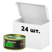 Упаковка консервів AnimAll для котів, ніжний мус із кроля, 80 г, 24 штуки