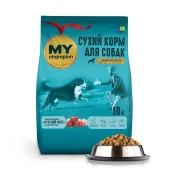 Сухой полнорационный корм Мой чемпион «Мясной микс» для собак, 10 кг