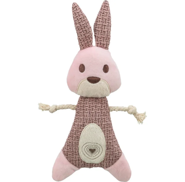 Игрушка Trixie Заяц для собак, ткань и плюш, 24 см