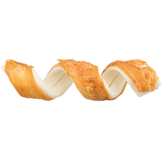 Ласощі Trixie Denta Fun Chicken Chewing Curl для собак, жувальні палички з куркою, 15 см, 35 г, 5 штук в пакуванні