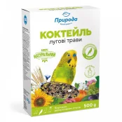 Корм Природа Коктейль Луговые травы для волнистых попугаев, 500 г