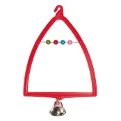 Игрушка Природа Качели с колокольчиком, для попугаев, 12×19 см