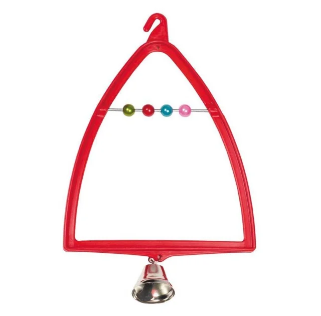 Игрушка Природа Качели с колокольчиком, для попугаев, 12×19 см