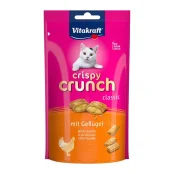 Хрусткі подушечки Vitakraft Crispy Crunch для котів, з м’ясом птахів, 60 г