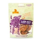 Лакомство Yalute Rabbit and Banana Chips для собак, кролик и банан, 100 г