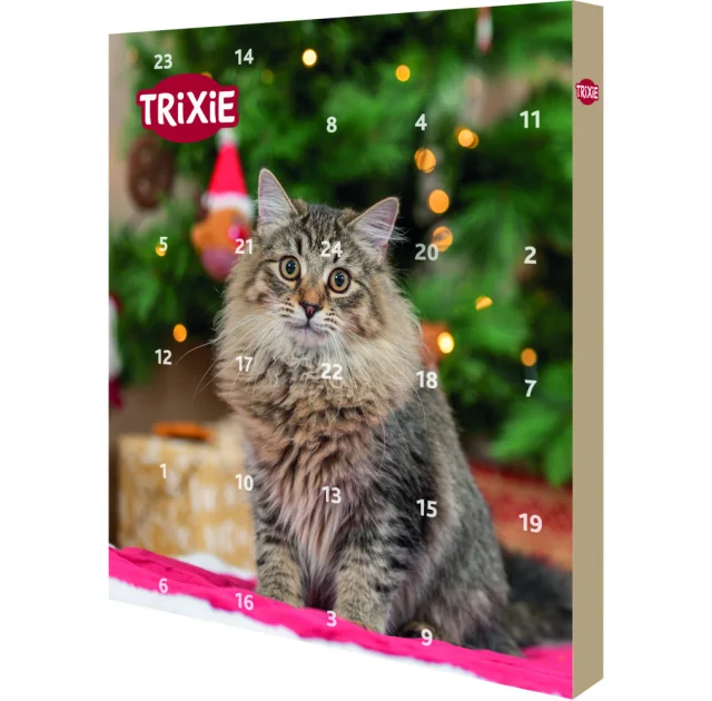 Адвент календарь Trixie для кошек, с лакомствами, 30×34×3.5 см