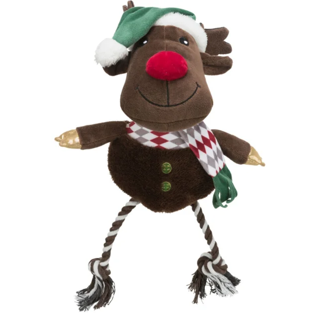 Игрушка Trixie Toy Christmas Рождественский олень, для собак, плюш, 49 см