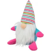 Игрушка Trixie Рождественский гном для собак, со звуком, плюш, 21 см, цвета в ассортименте
